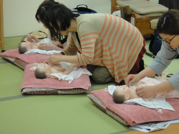 乳幼児の計測や離乳食の演習 大学院保健師コース ムコジョ看護blog